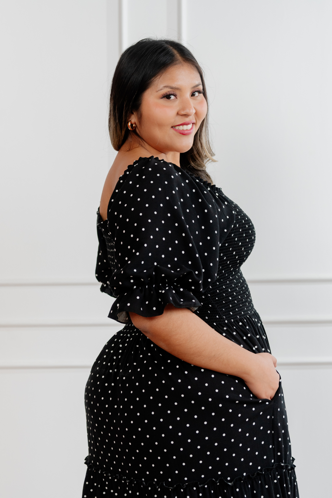 Vestido Gabriela Polka Dots