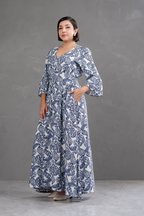 Vestido Largo Estampado Boho Artemisa