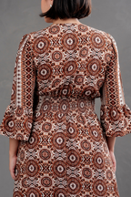 Vestido Largo Estampado Boho Artemisa