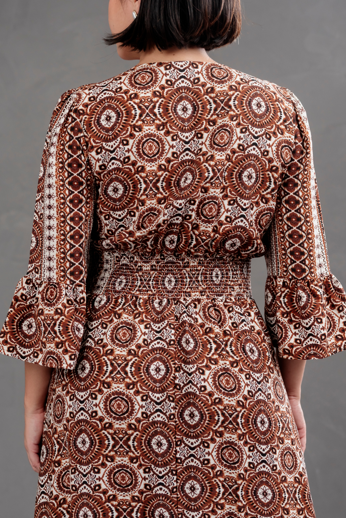 Vestido Largo Estampado Boho Artemisa