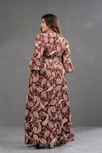 Vestido Largo Estampado Boho Artemisa