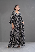Vestido Largo Estampado Boho Artemisa
