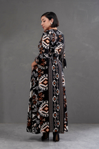 Vestido Largo Estampado Boho Artemisa