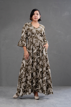 Vestido Largo Estampado Boho Artemisa