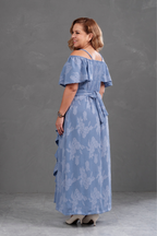 Vestido Largo Off Shoulder Magnolia