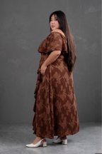 Vestido Largo Off Shoulder Magnolia