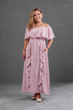 Vestido Largo Off Shoulder Magnolia