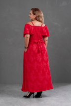Vestido Largo Off Shoulder Magnolia