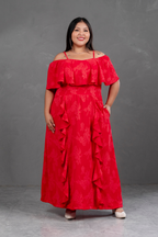Vestido Largo Off Shoulder Magnolia