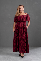 Vestido Largo Off Shoulder Magnolia