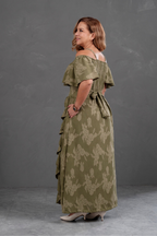 Vestido Largo Off Shoulder Magnolia