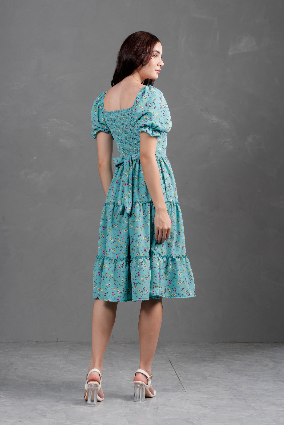 Vestido Midi Alice Floreado