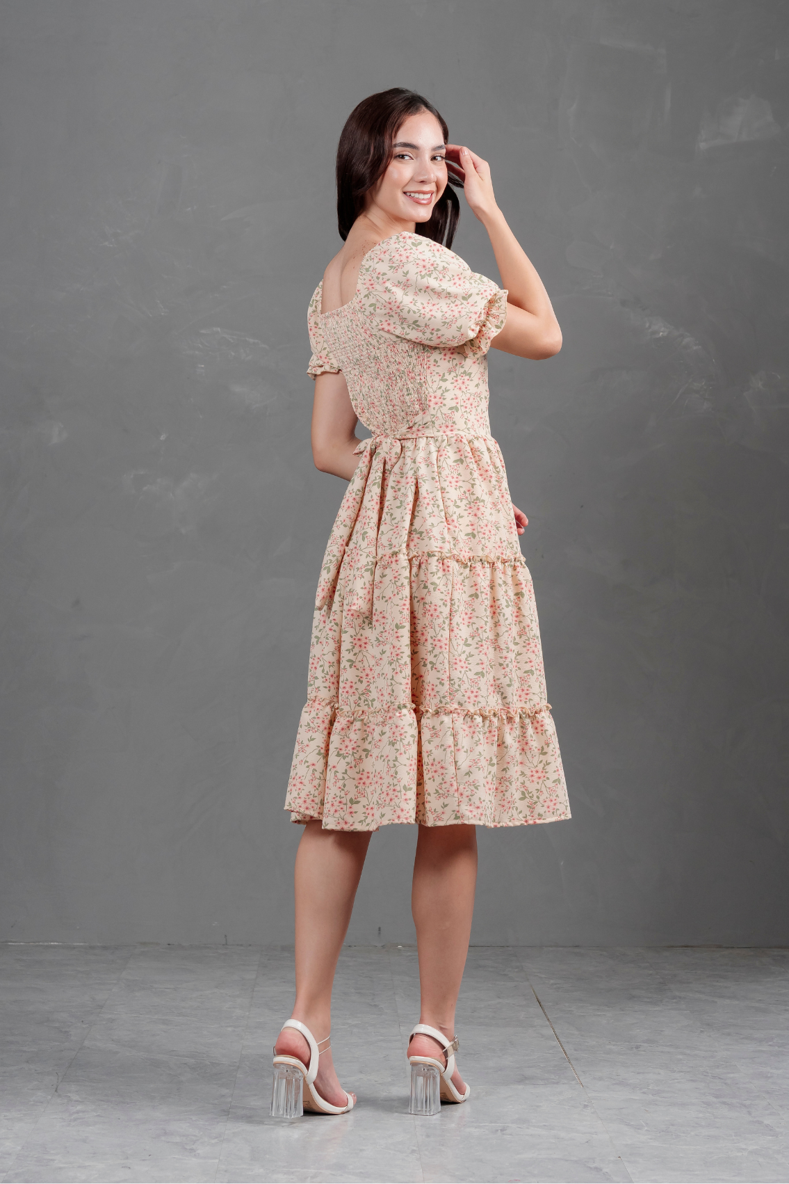 Vestido Midi Alice Floreado