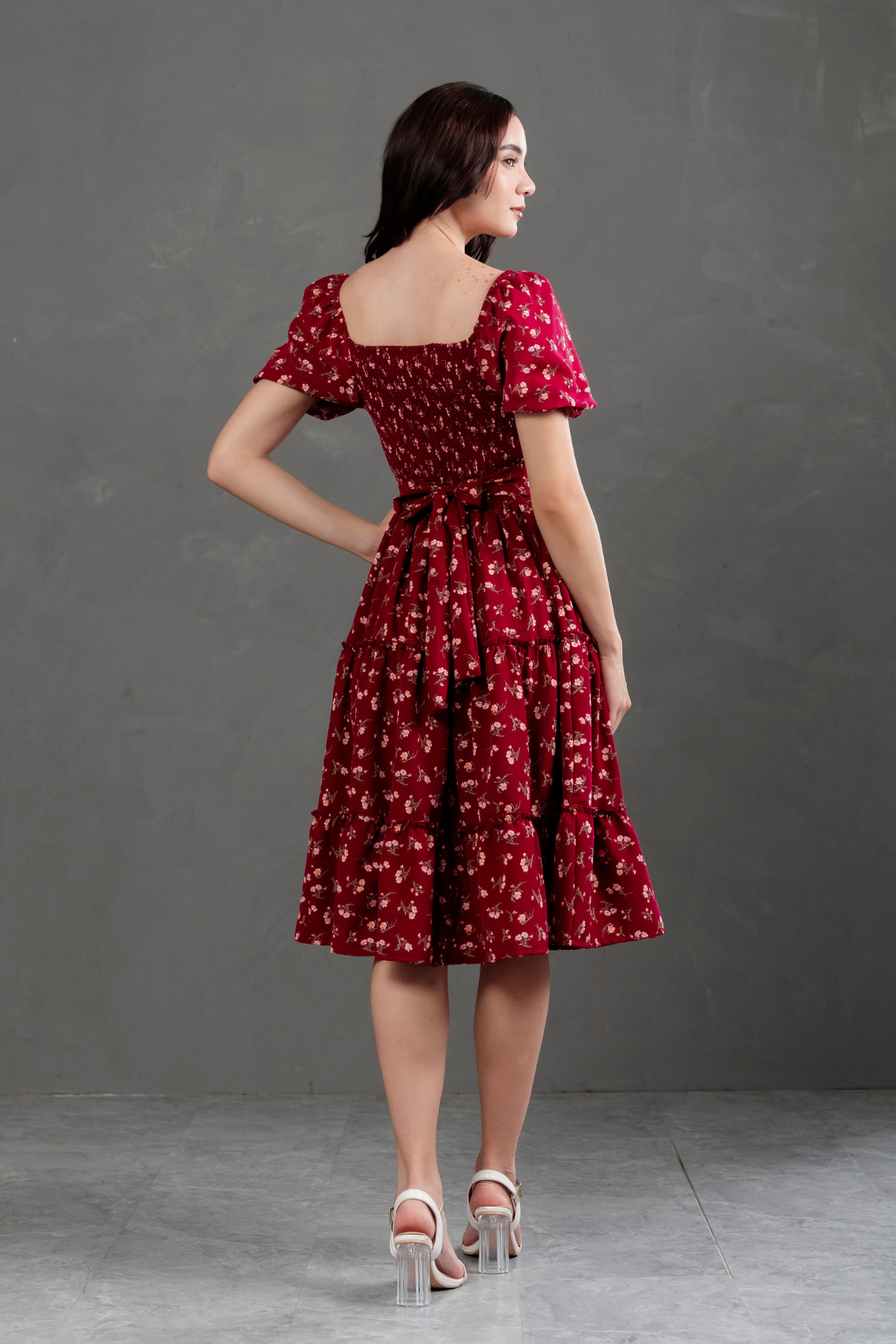 Vestido Midi Alice Floreado