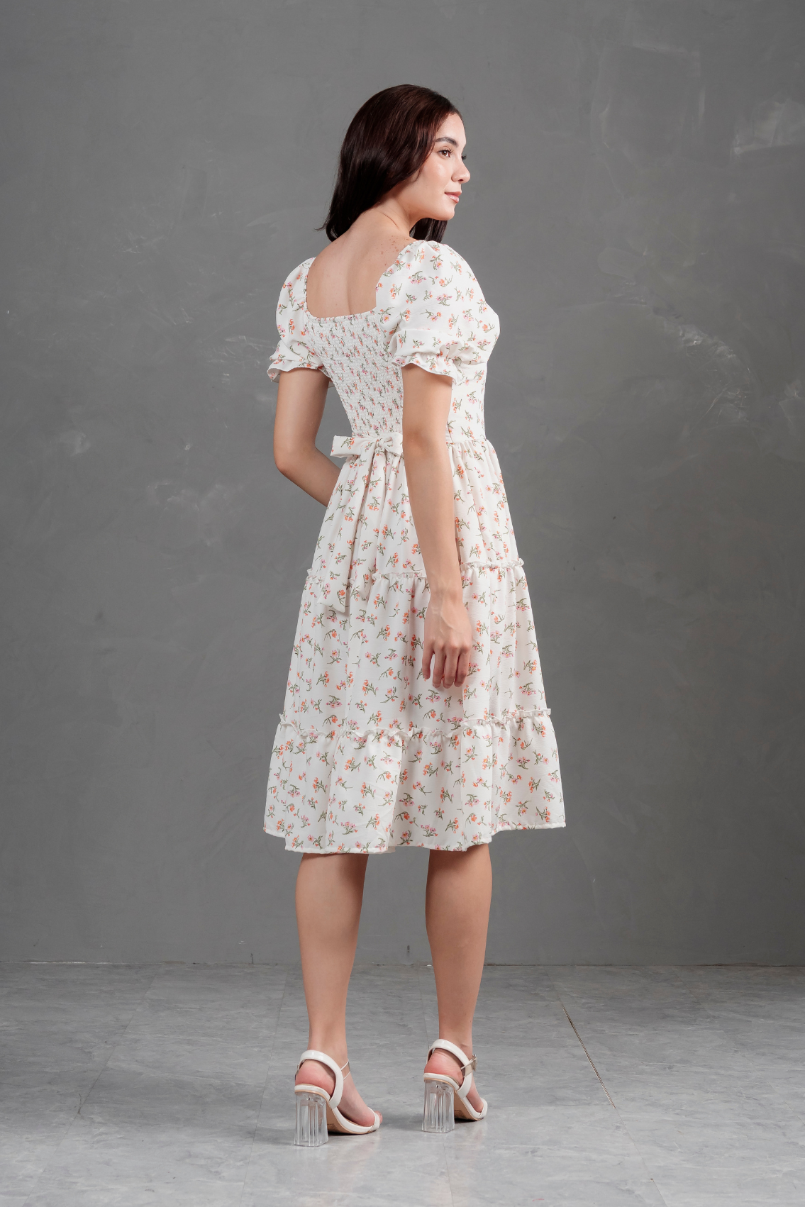 Vestido Midi Alice Floreado