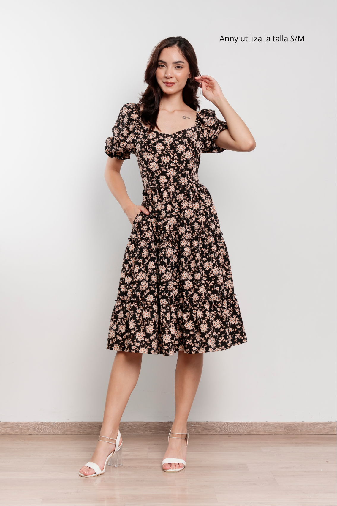 Vestido Midi Alice Floreado