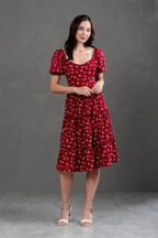 Vestido Midi Alice Floreado