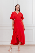 Vestido Morellia envolvente