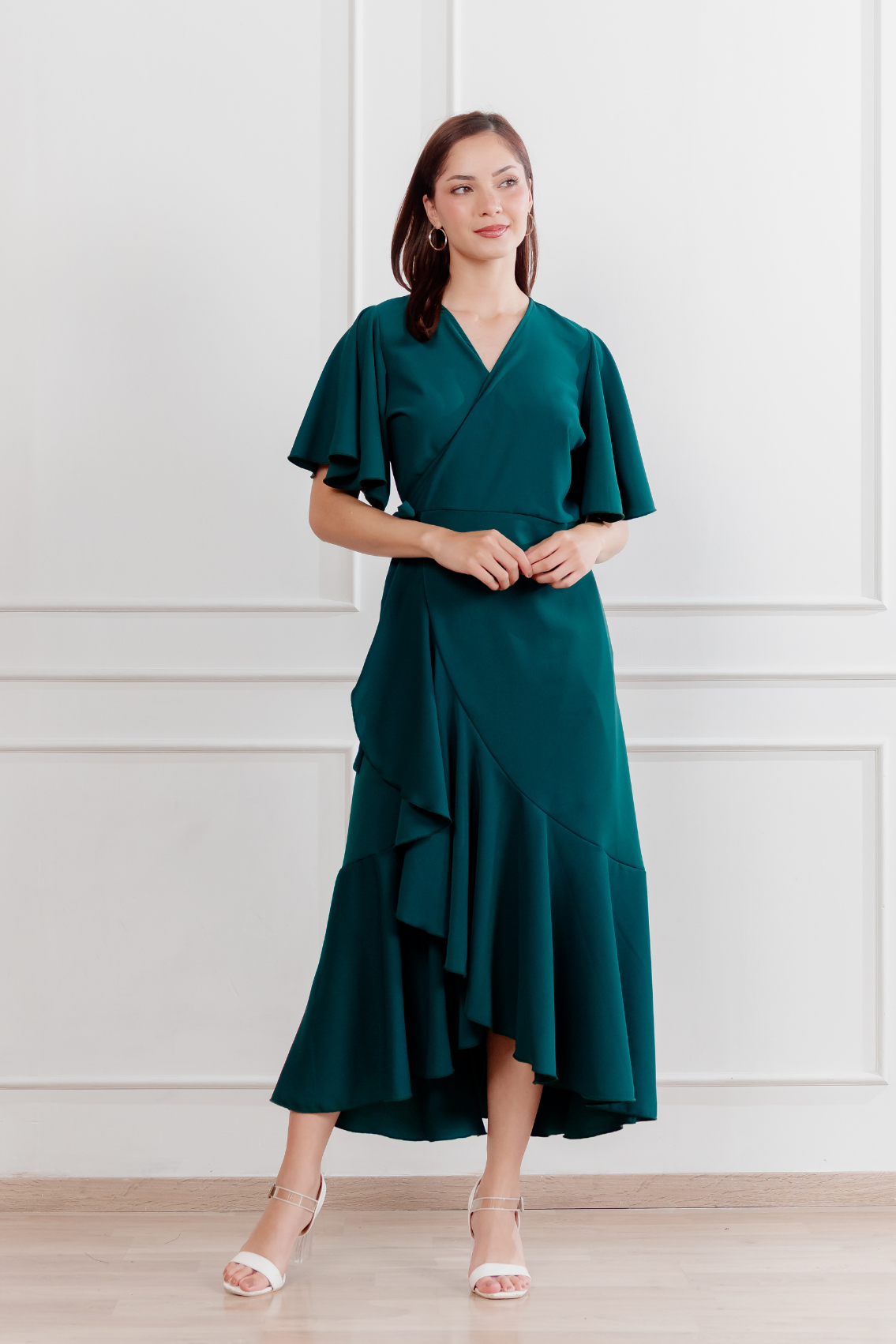 Vestido Morellia envolvente