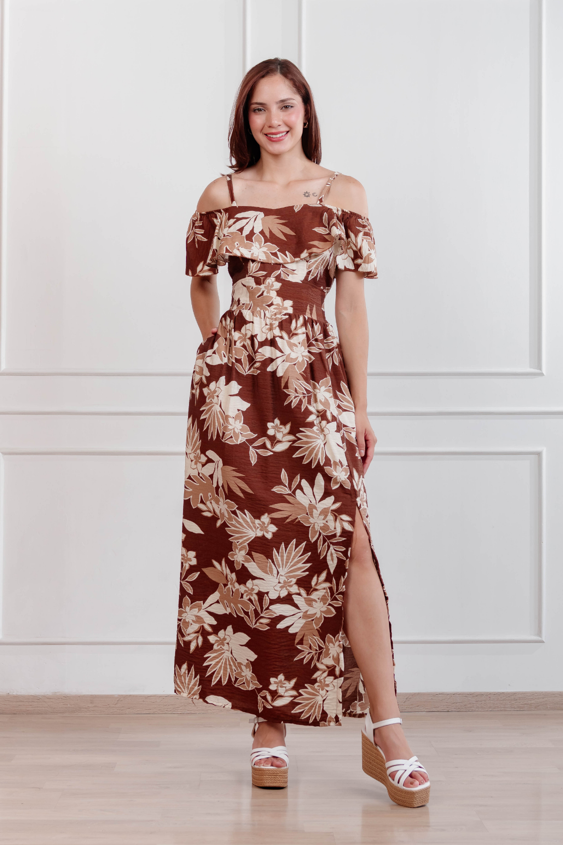 Vestido Off Shoulder samara