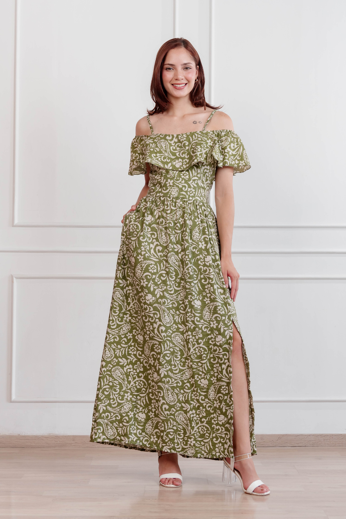 Vestido Off Shoulder Samara