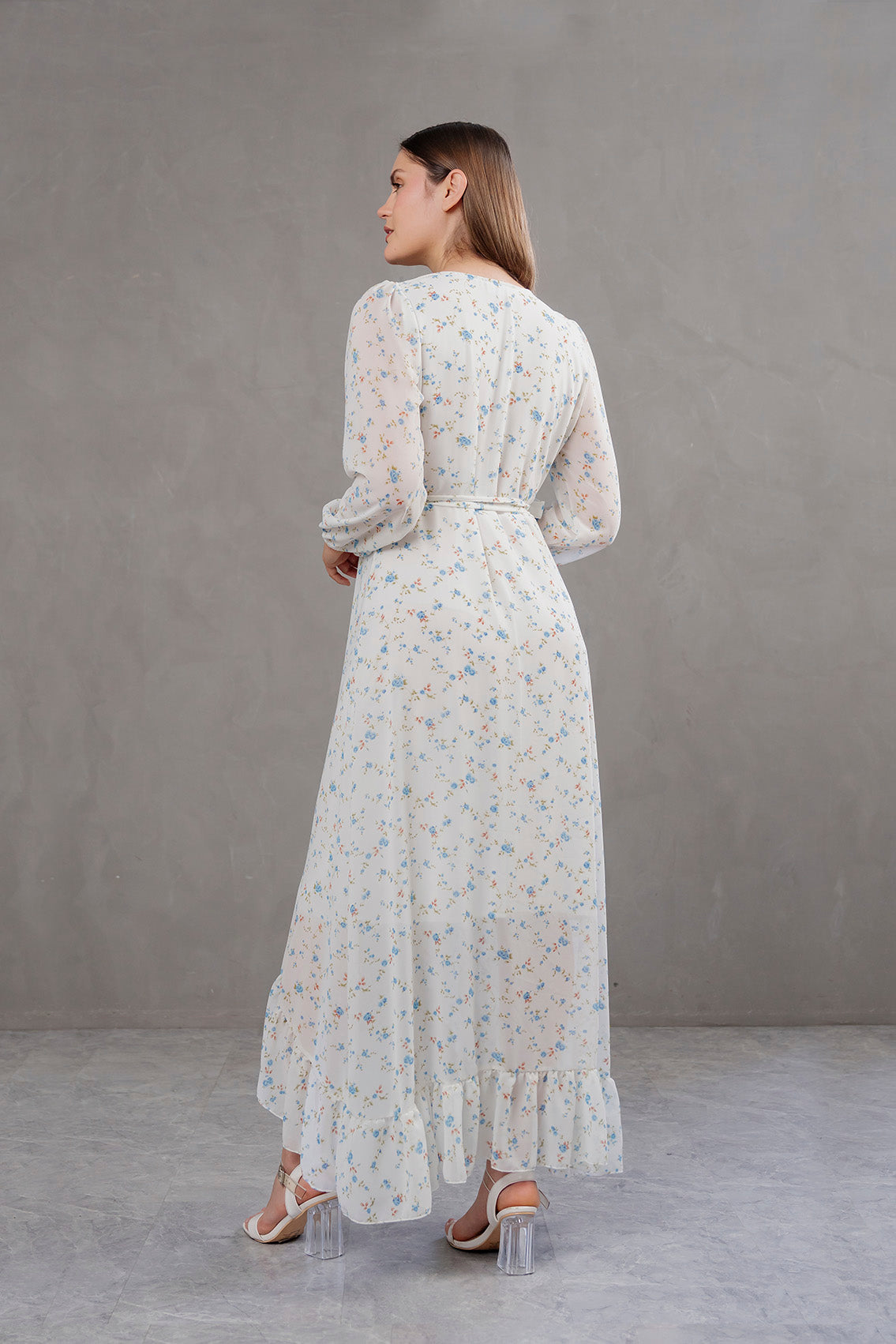 Vestido Valentina manga larga