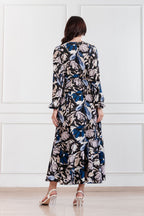 Maxivestido envolvente Valentina