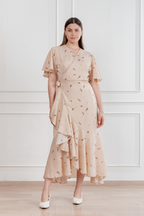 Vestido Valentina manga corta