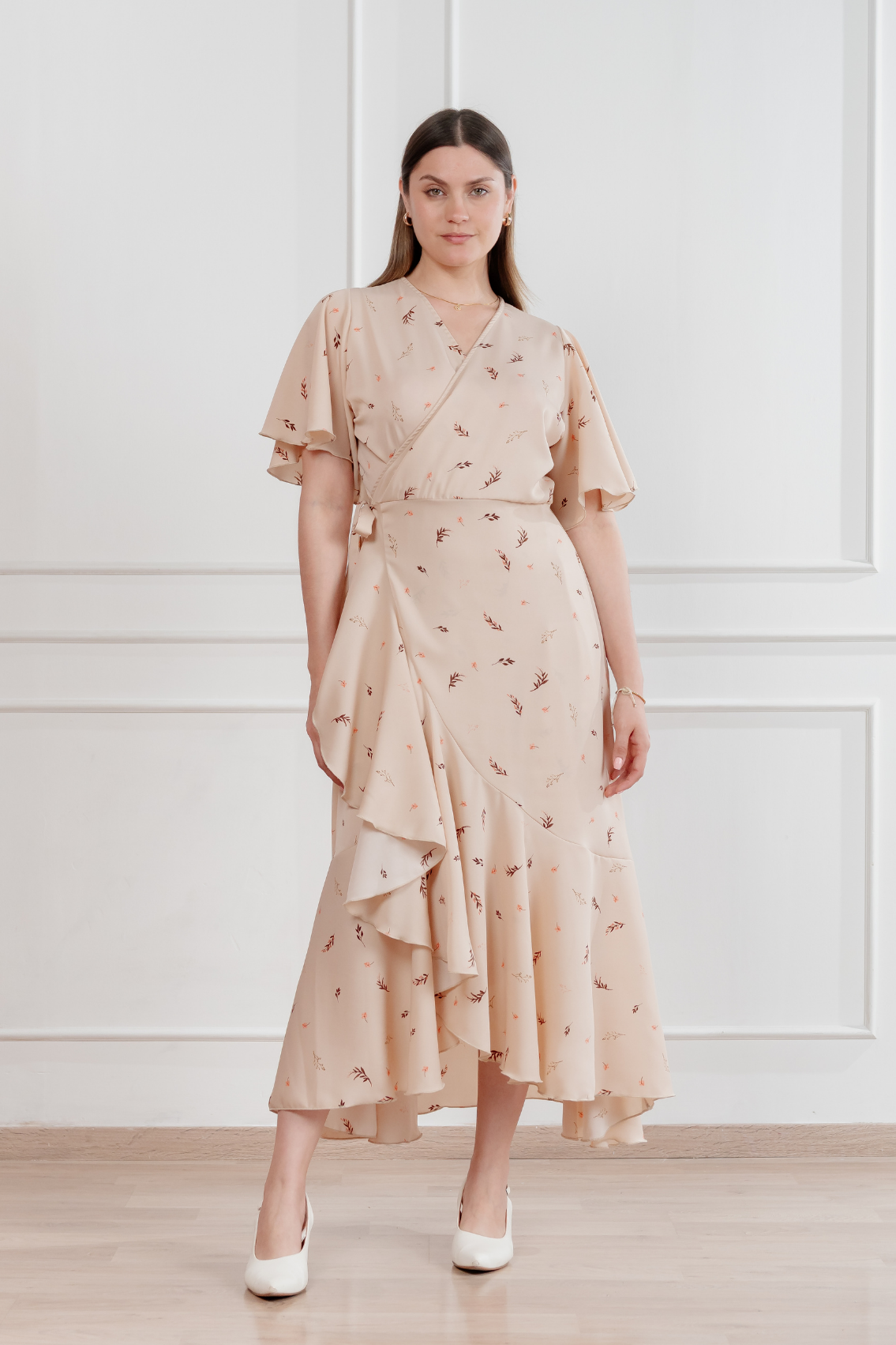 Vestido Valentina manga corta