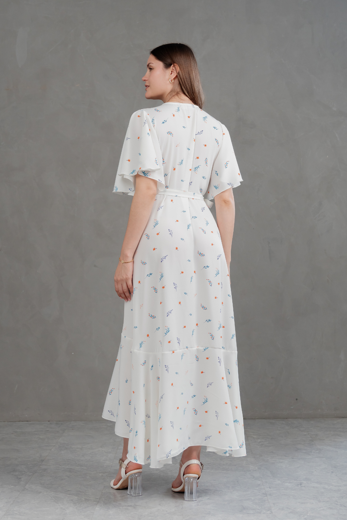 Vestido Valentina manga corta