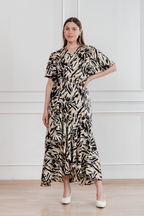 Vestido Valentina manga corta