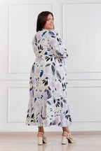 Maxivestido envolvente Valentina