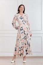 Maxivestido envolvente Valentina