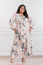 Maxivestido envolvente Valentina