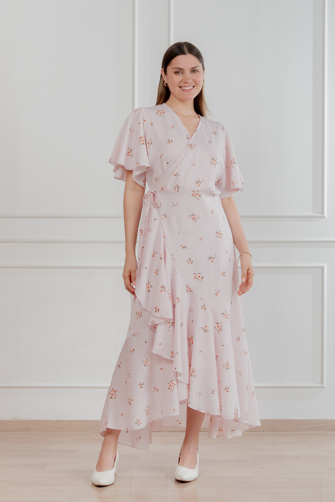 Vestido Valentina manga corta