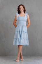 Vestido Vichy con Lazos Briella