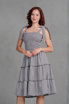 Vestido Vichy con Lazos Briella