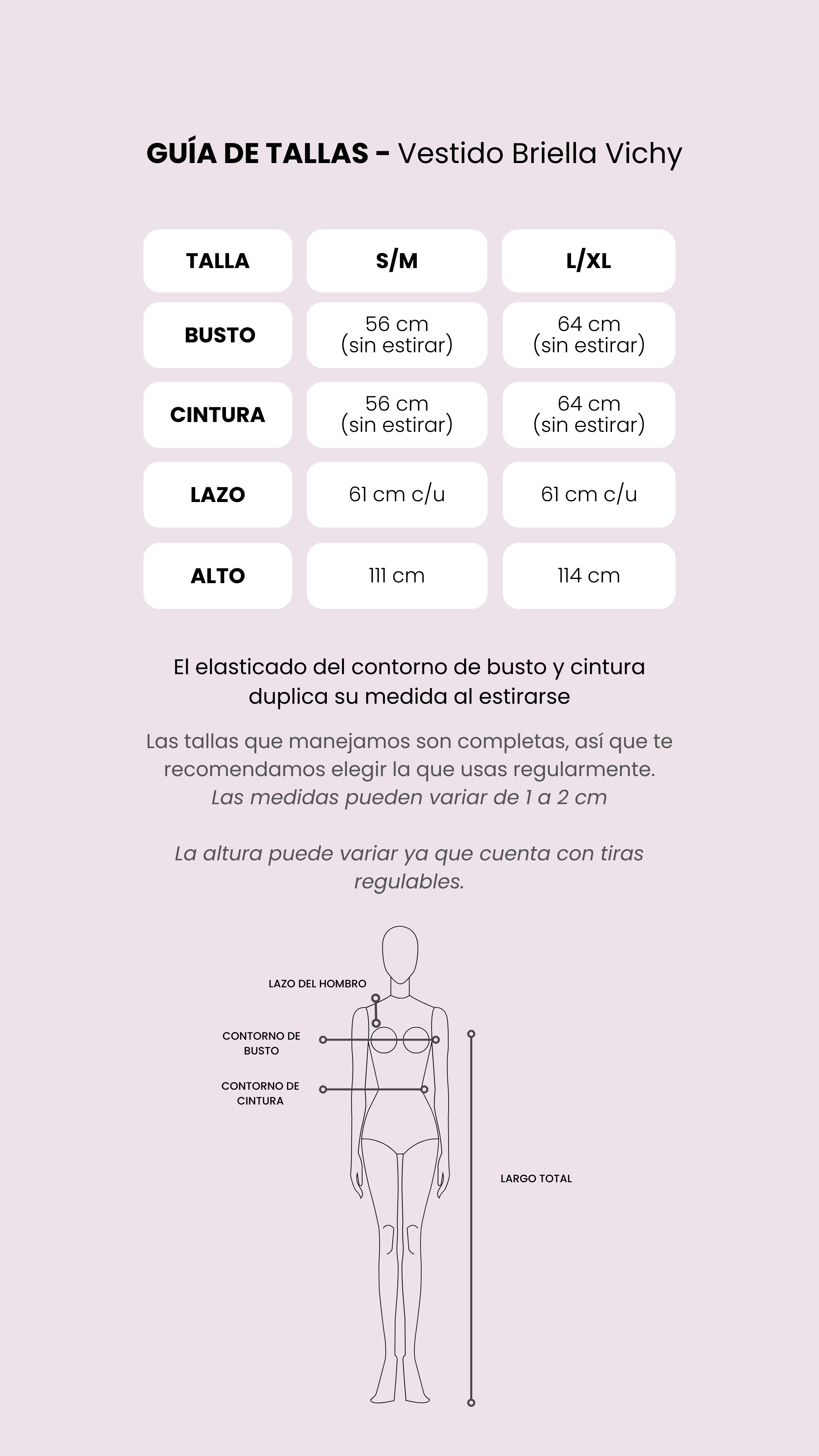 Tabla de medidas