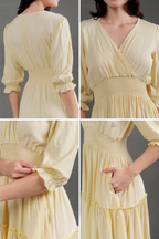 Vestido de lino Aitana
