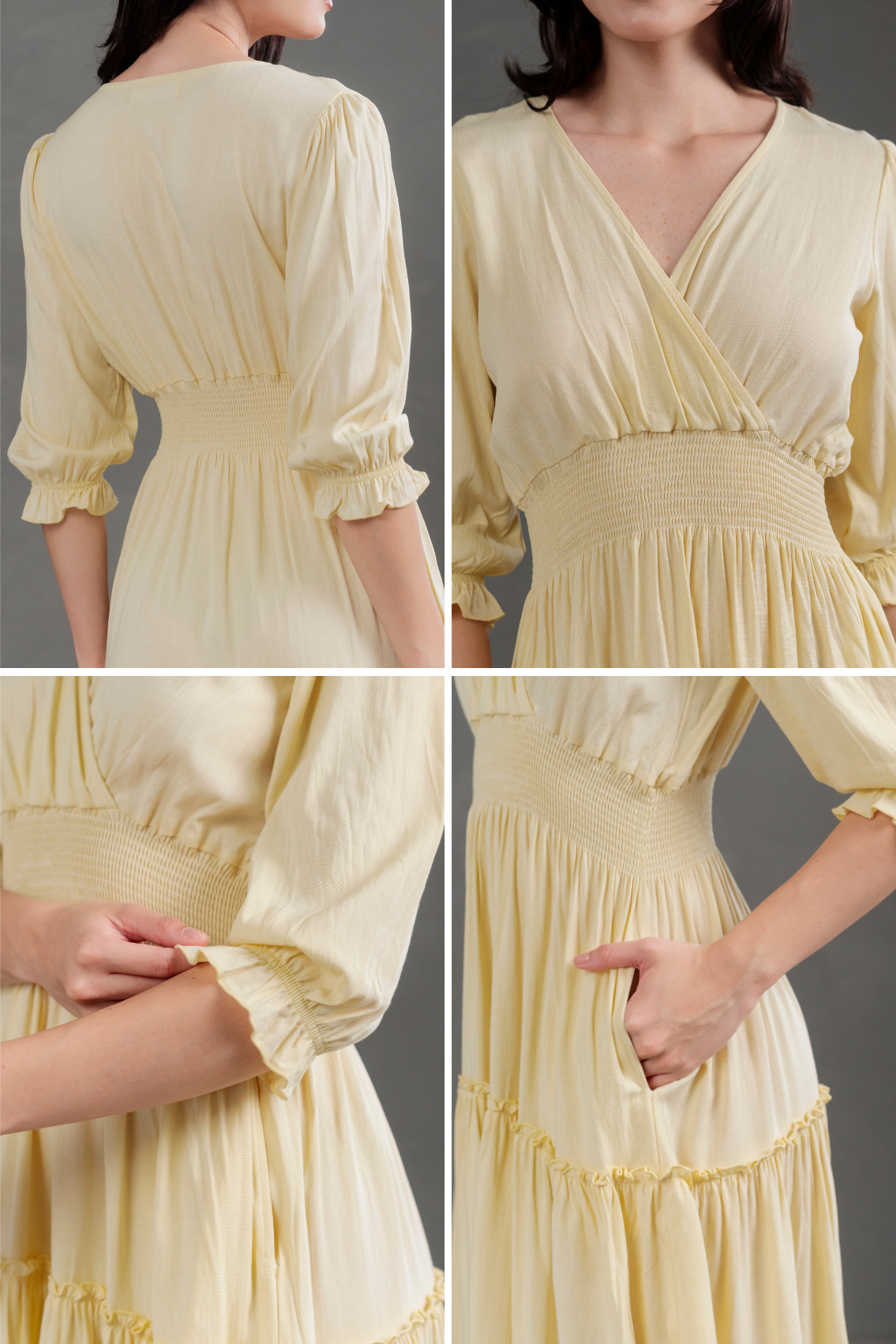 Vestido de lino Aitana