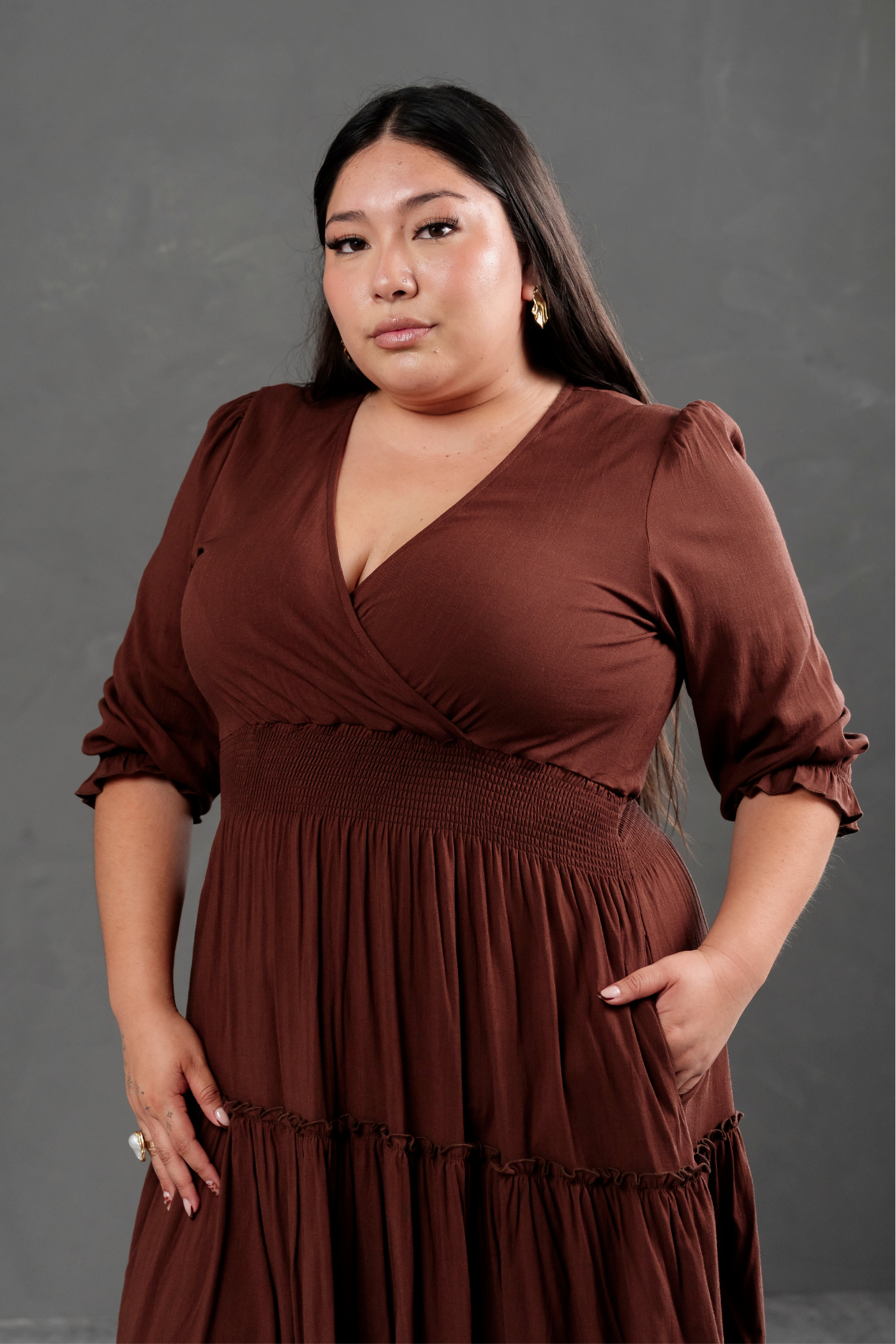 Vestido de lino Aitana