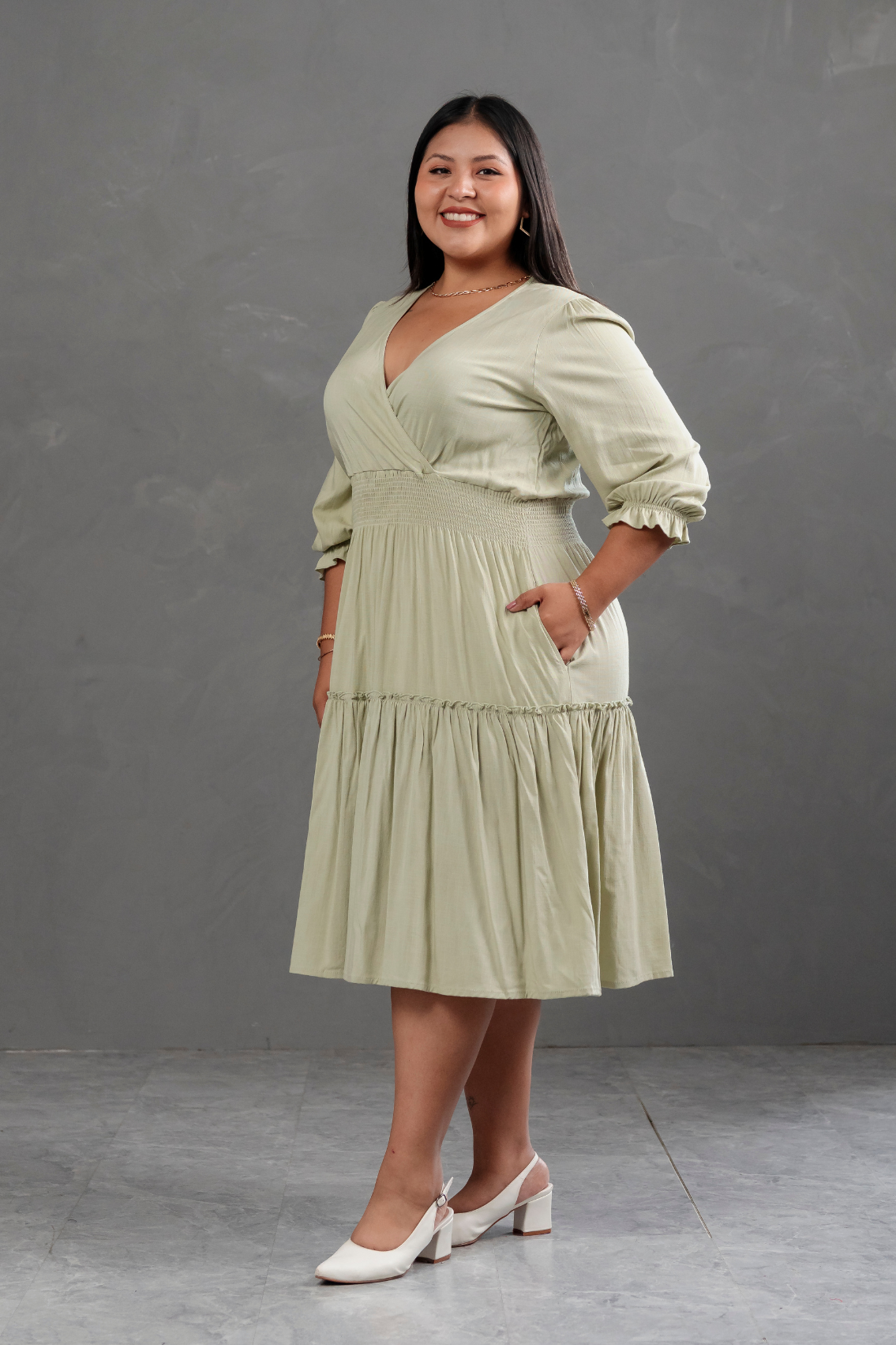 Vestido de lino Aitana