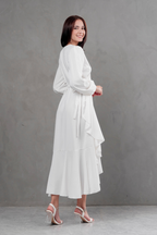 Vestido Envolvente manga larga
