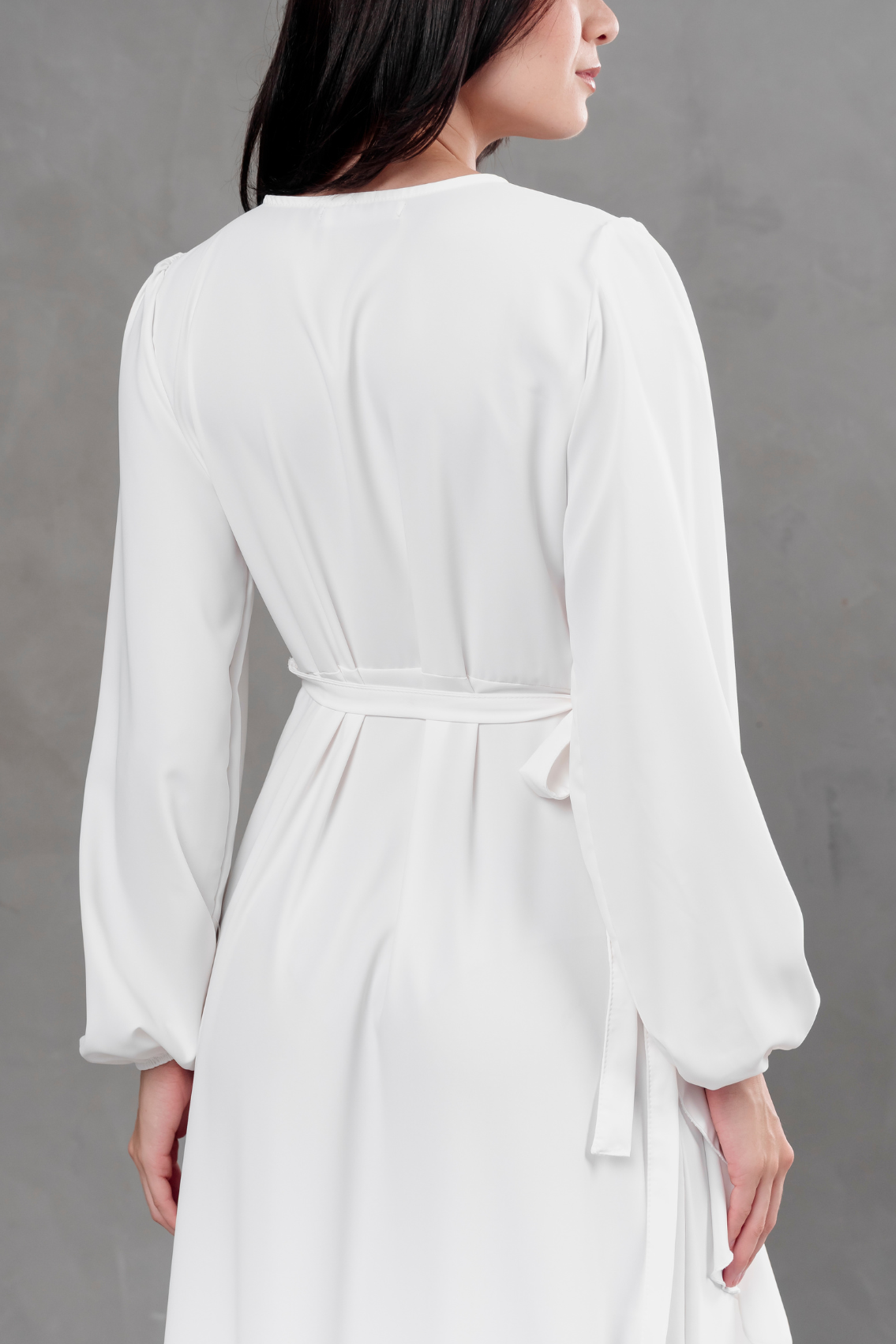 Vestido Envolvente manga larga