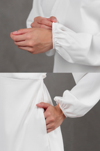 Vestido Envolvente manga larga