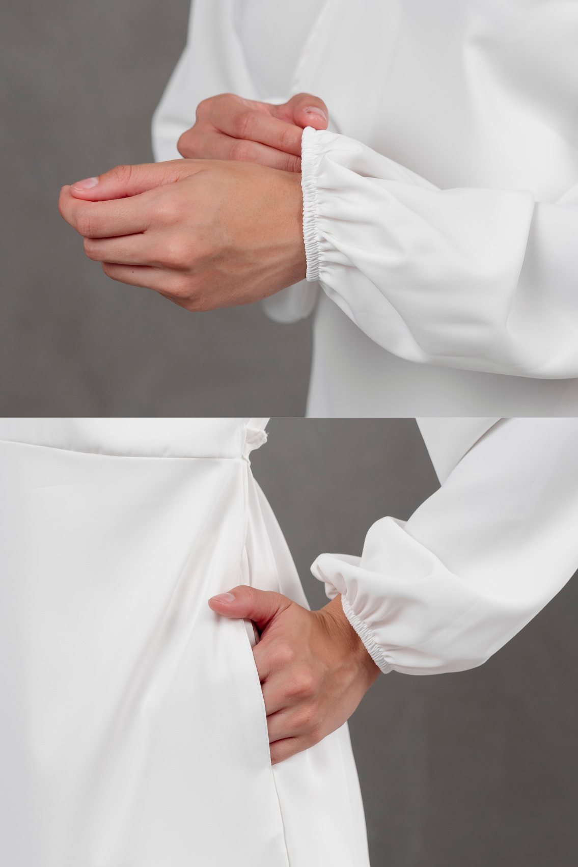 Vestido Envolvente manga larga