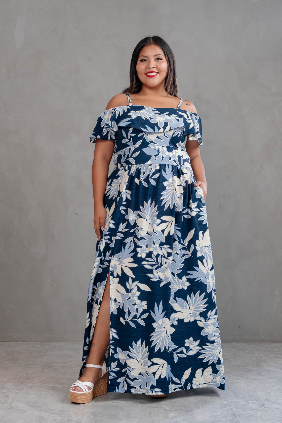 Vestido Off Shoulder samara