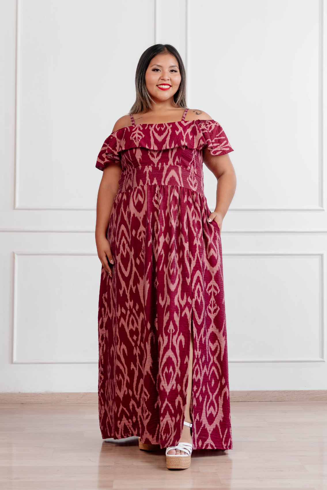 Vestido Off shoulder samara