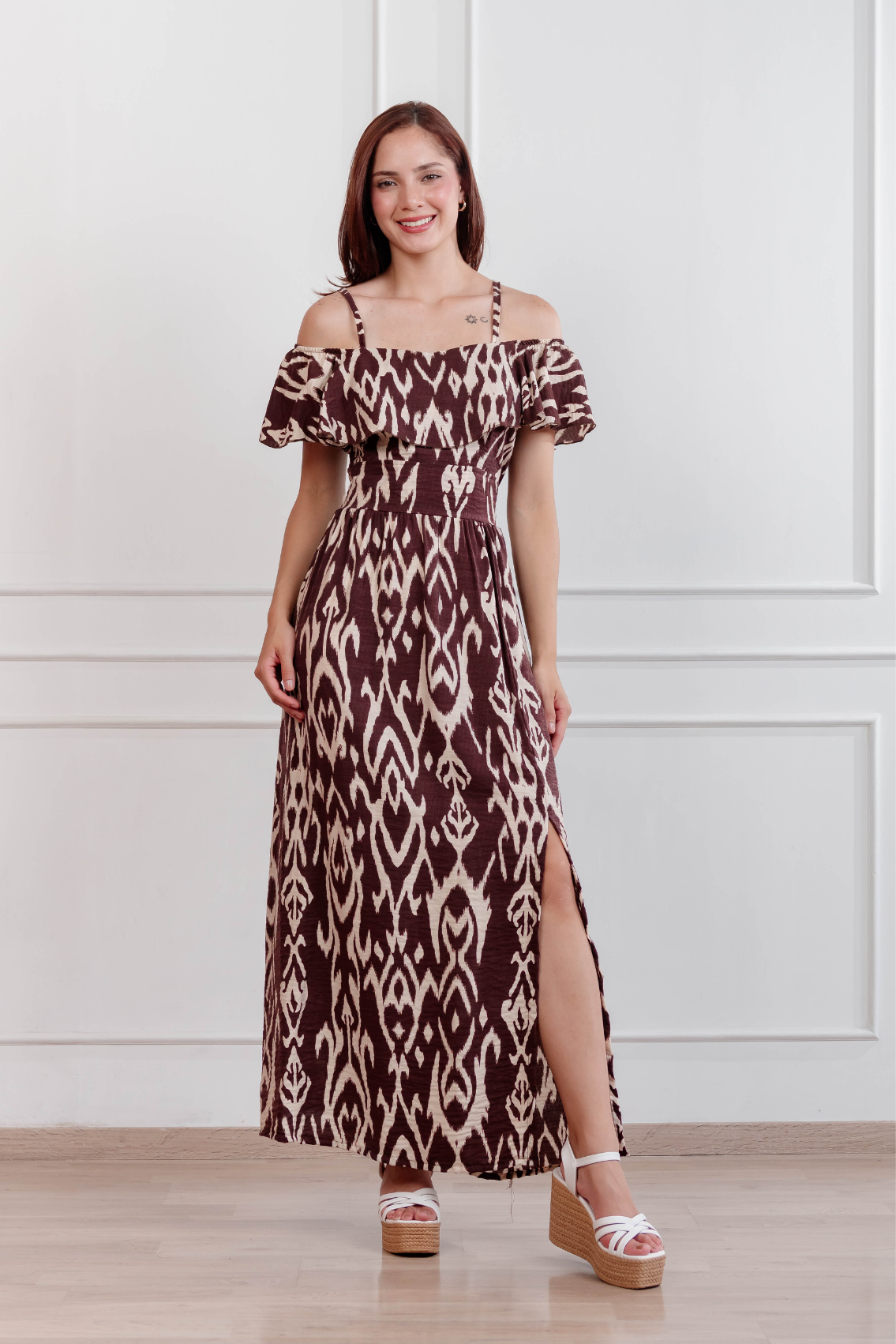 Vestido Off shoulder samara