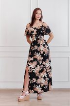 Vestido Off Shoulder samara